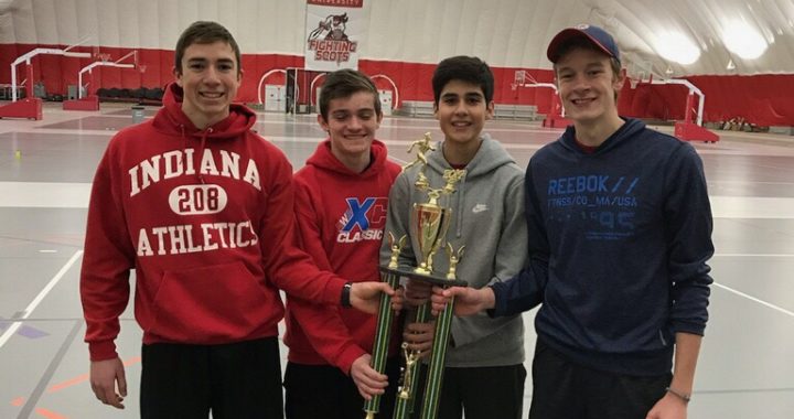 Winter track distance runners break and set impressive new records