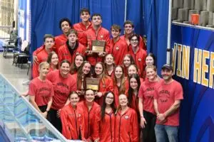 IHS Girls’ Swimming & Diving snatches WPIAL AA title, boys take runner-up